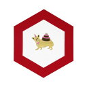 メッセージカード DOG'S Party グリーティングカード ROKKAKU CARD コーギー いぬ フタバ イヌ 箔押し カード&封筒 メール便可