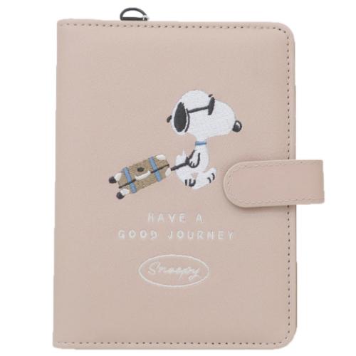 パスポートケース カードケース スヌーピー journey ジョー クール ピーナッツ マリモクラフト 旅行用品 メール便可