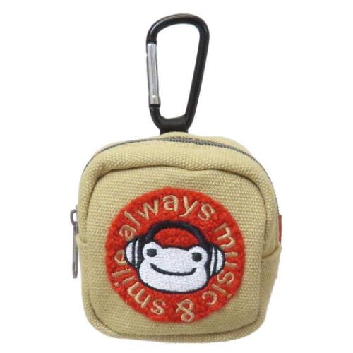 カラビナミニポーチ ミニポーチ かえるのピクルス always music ナカジマ 小物入れ
