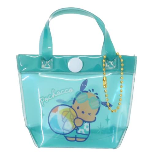 プールバッグキーホルダー キーリング ポチャッコ night party サンリオ カミオジャパン プレゼント メール便可(4)