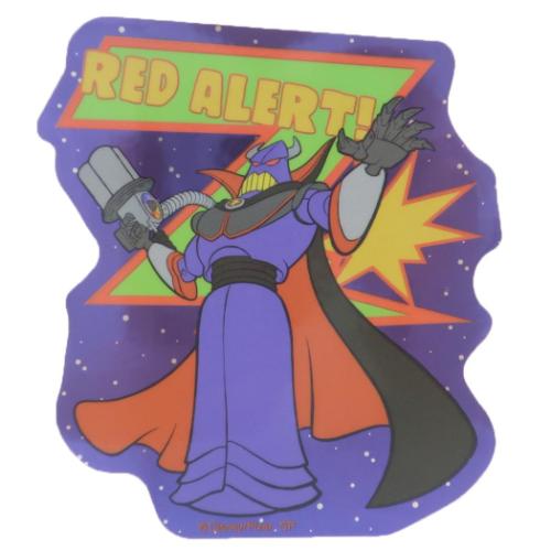 キャラクターステッカー ダイカットシール トイストーリー ザーグ ディズニー スモールプラネット ダイカットビニールステッカー デコシール 耐水性 メール便可