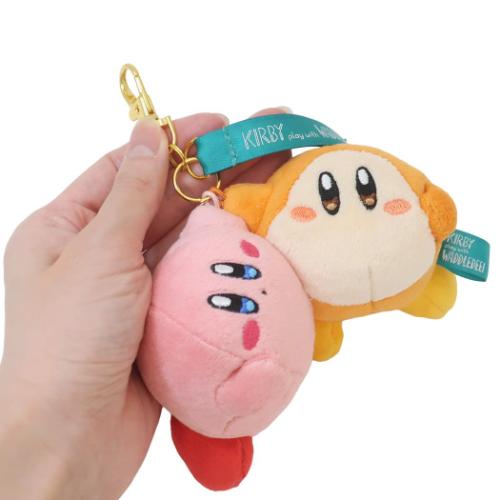 雑貨＆アートの通販店ベルコモンのミニぬいぐるみ マスコット 星のカービィ なかよし カービィ play with ワドルディ 三英貿易 プレゼント｜アングル3