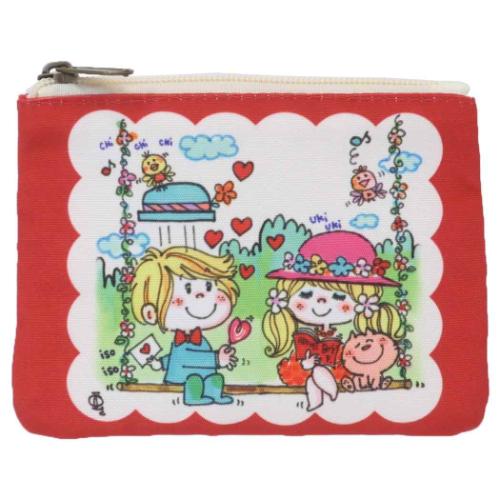 ティッシュポーチ ミニポーチ 水森亜土 ブランコ ワタナベ 小物入れ メール便可