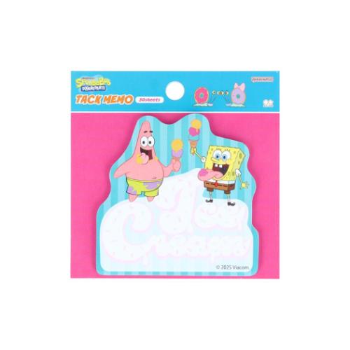ダイカット付箋 付せん スポンジボブ イラスト サンスター文具 新学期準備文具 メモ かわいい メー ...