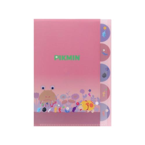 ダイカットクリアファイル5P 5ポケット A4 ポケットファイル ピクミン ゆうぐれ サンスター文具 新学期..
