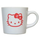 撥水マグM マグカップ ハローキティ ホワイト サンリオ 金正陶器 プレゼント
