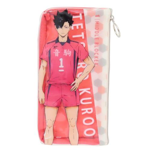 PVCポーチ パターンアート ペンポーチ ハイキュー！！ 黒尾鉄朗 少年ジャンプ Green Flash 筆箱 新学期..