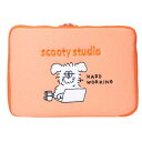 ラップトップケース ガジェットケース scooty studio Michael フロンティア ノートパソコンケース PCケース かわいい