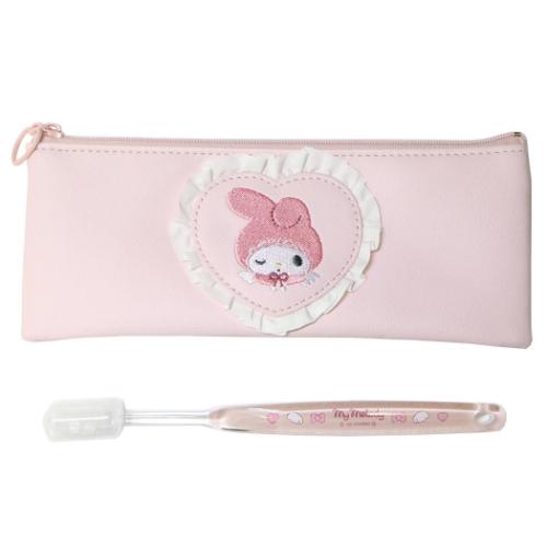 歯ブラシポーチ 歯磨きセット マイメロディ エンジェル 50th サンリオ マリモクラフト トラベル用品 メール便可