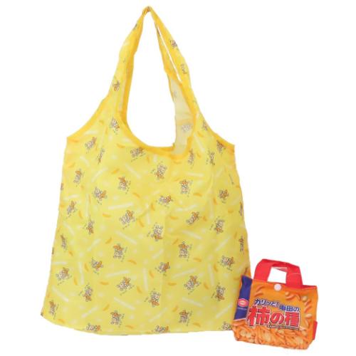 折りたたみショッピングバッグ エコバッグ 亀田の柿の種 お菓子パッケージ ジェイズプランニング お買..