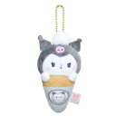 マスコットキーホルダー マスコット サンリオキャラクターズxもちもちぱんだ クロミ アイス サンリオ カミオジャパン ミニぬいぐるみ