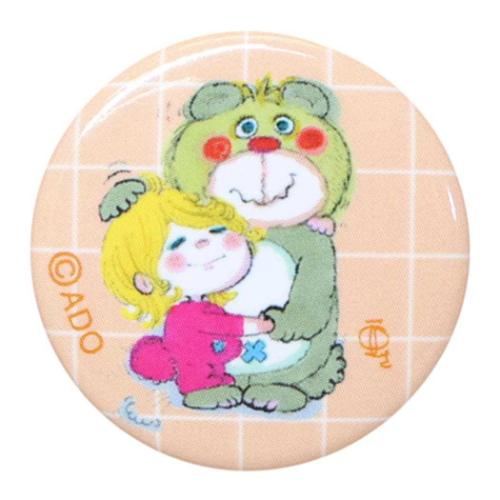 ミニカンバッジ 缶バッジ 水森亜土 ベアー カミオジャパン コレクション雑貨 メール便可