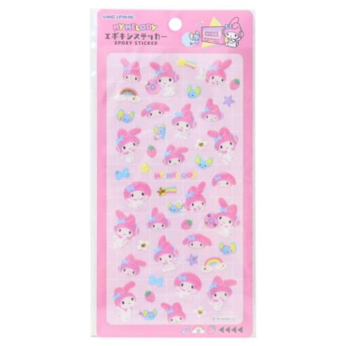 エポキシステッカー シールシート マイメロディ サンリオ カミオジャパン デコレーション メール便可のサムネイル