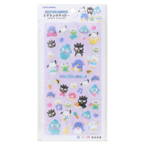 エポキシステッカー シールシート はぴだんぶい サンリオ カミオジャパン デコレーション メール便可のサムネイル