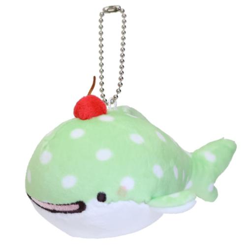 マスコットキーホルダー ボールチェーンマスコット 湊谷鈴ふれんず！ メロンソーダじんべえざめ みなとや すず カミオジャパン プレゼント かわいい