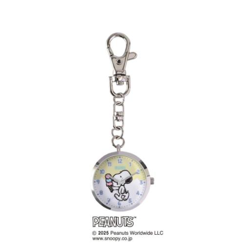カジュアルKCウオッチS キーホルダー時計 スヌーピー ICE アイス ピーナッツ フィールドワーク バッグチャーム メール便可