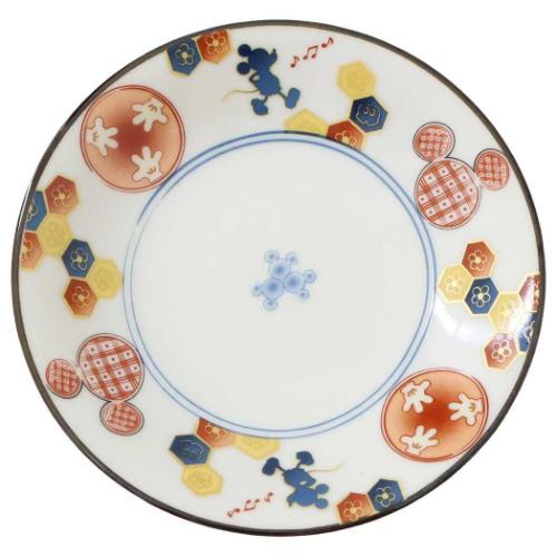 古伊万里風 豆皿 小皿 ミッキーマウス ミッキーマウス ディズニー 三郷陶器 食器