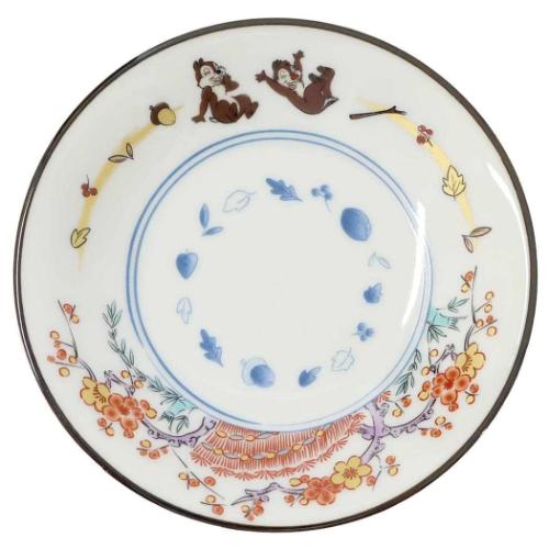古伊万里風 豆皿 小皿 チップ&デール ディズニー 三郷陶器 食器