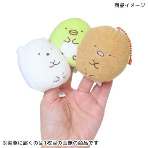 雑貨＆アートの通販店ベルコモンのふわふわ指人形マスコット キーホルダー すみっコぐらし とんかつ サンエックス 内藤デザイン フィンガーパペット｜アングル3
