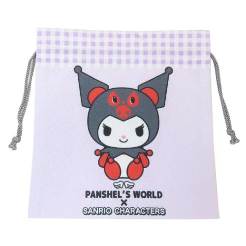巾着M きんちゃく パンシェルxサンリオキャラクターズ パンシェルxクロミ サンリオ マリモクラフト 小..