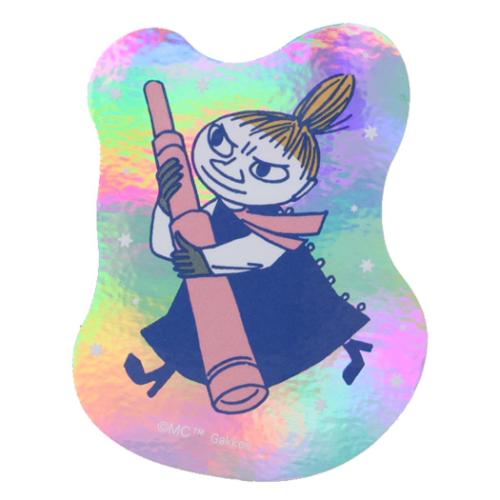 オーロラステッカー ダイカットシール ムーミン 望遠鏡 北欧 学研ステイフル 耐光 デコシール メール便可