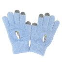 スマホ手袋 手袋 コウテイペンギン トモコーポレーション 防寒用品 レディース手袋 5本指タイプ ウォーマー雑貨