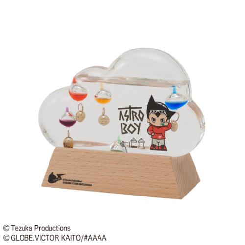 ガラスフロート温度計 置物 鉄腕アトム アストロボーイ 手塚治虫 茶谷産業 ガリレオ温度計 気象計