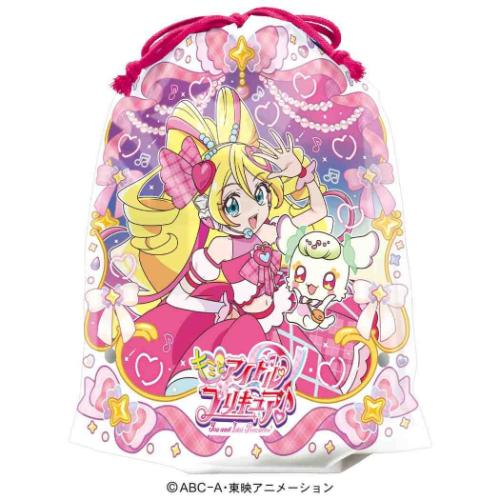 お菓子巾着 クリスマスお菓子 キミとアイドルプリキュア ハート Xmasプレゼント 女の子 アニメ【軽減税率】