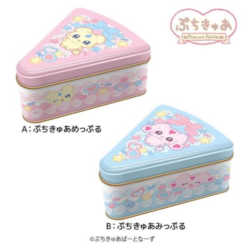 ピースケーキ缶 クリスマスお菓子 ぷちきゅあ プリキュア ハート Xmasプレゼント 女の子