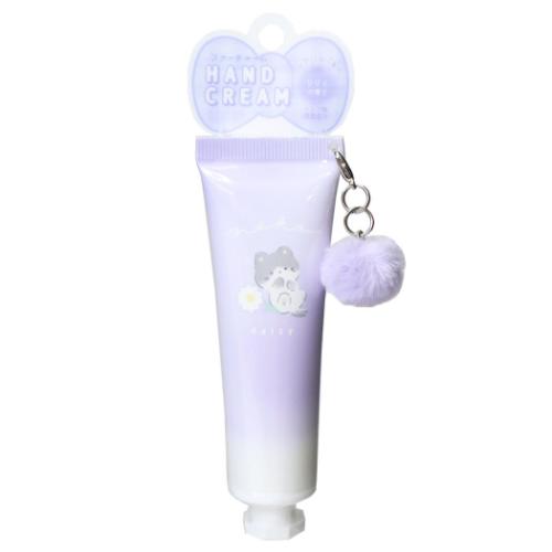 ファーチャーム付きハンドクリーム コスメ雑貨 ねこ クーリア プレゼント かわいい メール便可