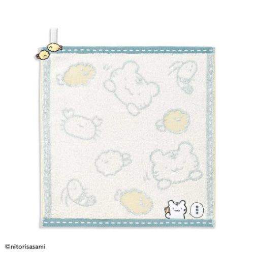 フルフィーコットン無撚糸ループ付きウォッシュタオル ループタオル ホワイトタイガーとブラックタイガ..