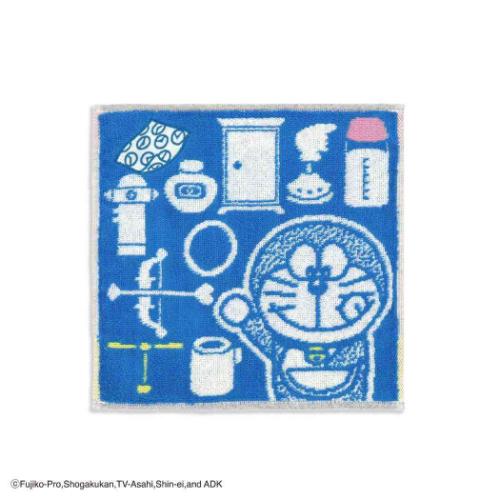 フルフィーコットン タオルハンカチ ミニタオル ドラえもん コレクション MiRAi ブルー 藤子F不二雄 タオル美術館 かわいい プレゼント アニメメール便可