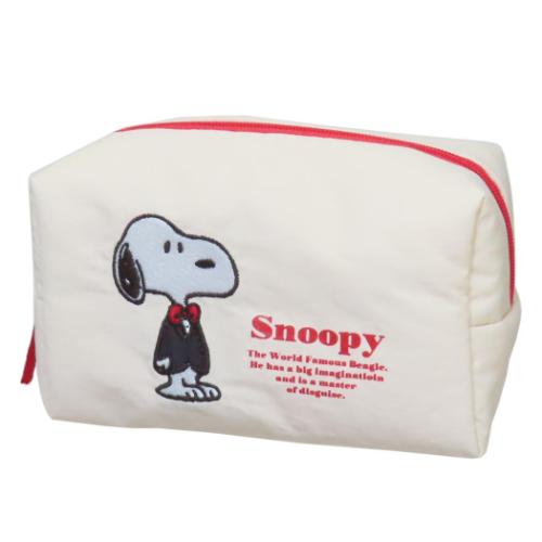 化粧ポーチ コスメポーチ スヌーピー ラメアップリケシリーズ ピーナッツ マリモクラフト 小物入れ