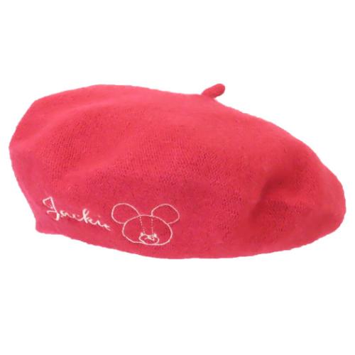 ベレー帽 フリーサイズ 帽子 くまのがっこう ジャッキー バーガンディ ワタナベ おしゃれ ファッション 絵本