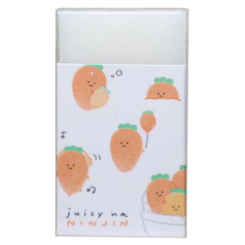 まとまるくん消しゴム ケシゴム 消しゴム ジューシーなにんじん にんじん カミオジャパン 新学期準備文..