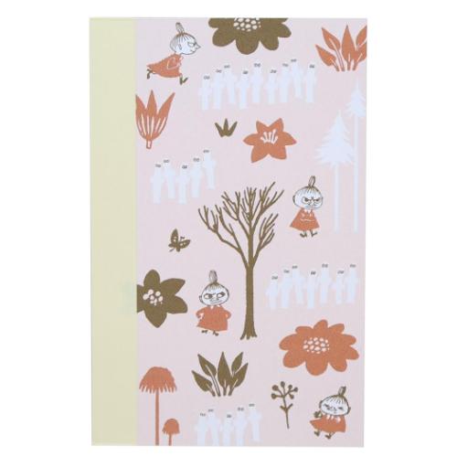 ミニノート ノート ムーミン フォレストパターン 北欧 カミオジャパン カードサイズ メール便可