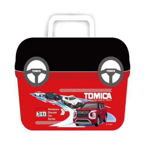 手さげトランク スナック菓子3個入り クリスマスお菓子 トミカ TOMICA 尾上萬 Xmasプレゼント 男の子