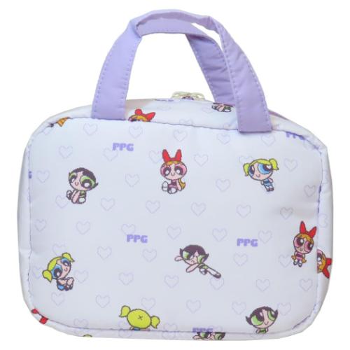 2way吊り下げポーチ トラベルポーチ パワーパフガールズ ピクセルアート マリモクラフト 小物入れ 旅行..