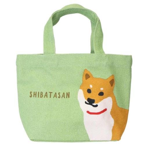 ミニトート ランチバッグ しばいぬしばた フレンズヒル お弁当かばん かわいい メール便可