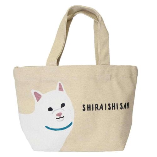 ミニトート ランチバッグ しろしばしらいし フレンズヒル お弁当かばん かわいい メール便可お弁当箱を持ち運ぶのに便利FRIENDSHILLシリーズからかわいいNEWアイテムが登場こちらは定番人気アイテム[ミニトートバッグ]お散歩などちょっとしたおでかけに便利なミニトートお弁当や水筒を入れて持ち歩けるランチバッグやサブバッグとしてもGOODデザインいろいろあるのでお気に入り見つけてくださいサイズ：約300x200x100mm素材：綿▼0
