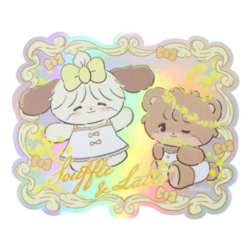 乐天商城 - プリズムトラベルステッカー ダイカットシール Lil ala mode souffle＆latte スフレ＆ラテ リルアラモード エンスカイ 耐水 耐光 メール便可