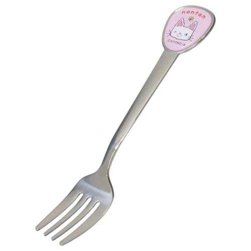 ステンレスフォーク キッズ食器 ノンタン 金正陶器 女の子 子ども 子供 日本製食器 絵本メール便可