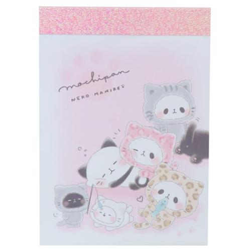 【最大1000円OFFクーポン！】もちもちぱんだ メモ帳 プチメモ ミニミニメモ ねこまみれ カミオジャパン【メール便可】