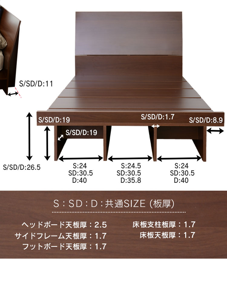 ベッドローベッドフロアベッドダブルサイズフロアベッドベッドフレームダブルサイズダブル【コモドD】【dzl】【ドリス】