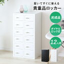 貴重品ロッカー ロッカー 完成品 貴重品 ダイヤルロック式 鍵付き 6段 2列 幅40 長方形 金庫 スチールロッカー オフィスロッカー 更衣室 省スペース 複...