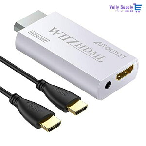 AUTOUTLET Wii to Hdmi ץ 1M HDMI֥դ С Wii2HDMI ӥǥ ǥ 3.5mm 720p/1080pб NtdWiiǥץ쥤⡼ɤб Wiiȸߴ