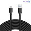 Anker USB Type C ֥ PowerLine USB-C & USB-A 3.0 ֥ Oculus link/Xperia/Galaxy/LG/iPad Pro MacBook ¾ Android Oculus