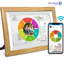 moonka デジタルフォトフレーム 10.1インチ wifi 人感センサー 1280*800 16GBストレージ内蔵 タッチパネル 写真や動画音楽再生 スライ...