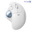 ロジクール ワイヤレスマウス トラックボール 無線 M575OW Bluetooth Unifying 5ボタン トラックボールマウス ワイヤレス マウス windows mac iPad 電池寿命最大24ケ月 M575 オフホワイト 国内