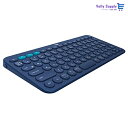 ロジクール ワイヤレスキーボード 無線 キーボード 薄型 小型 K380BL Bluetooth ワイヤレス Windows Mac iOS Android Chrome K380 国内正規品